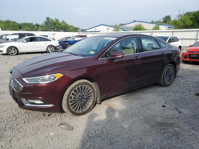 Sedans FORD FUSION 2017 Bordowy