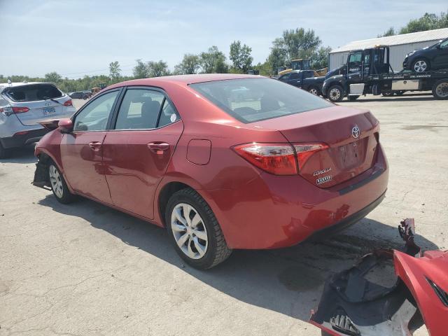  TOYOTA COROLLA 2017 Czerwony