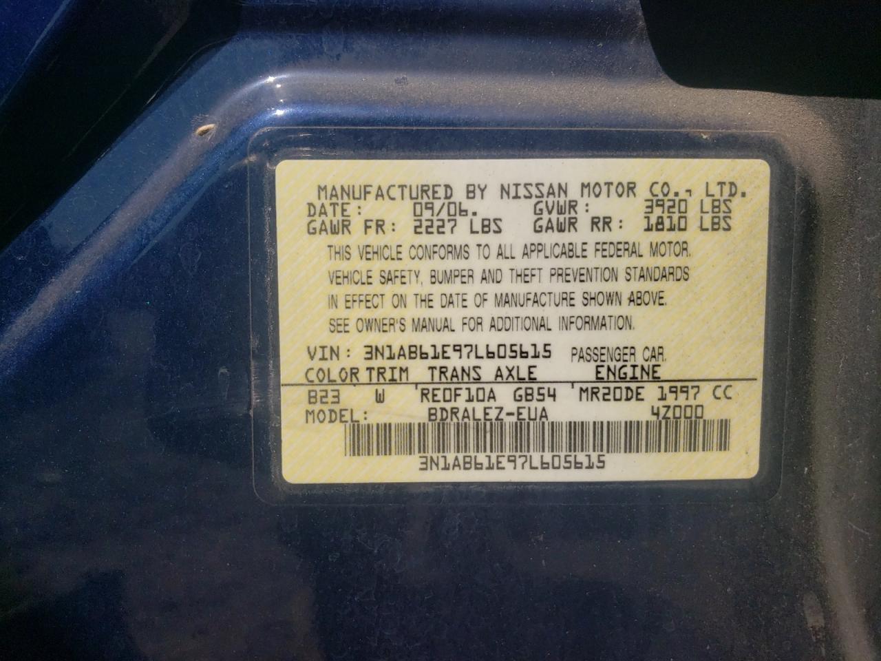 2007 Nissan Sentra - Image 12