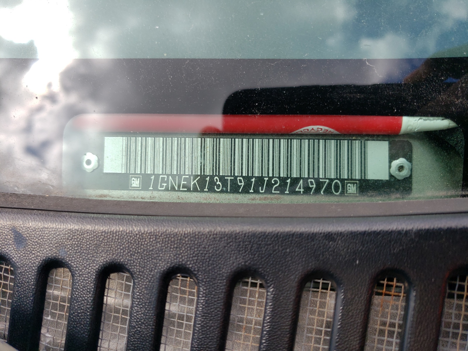 1GNEK13T91J214970 2001 Chevrolet Tahoe K1500