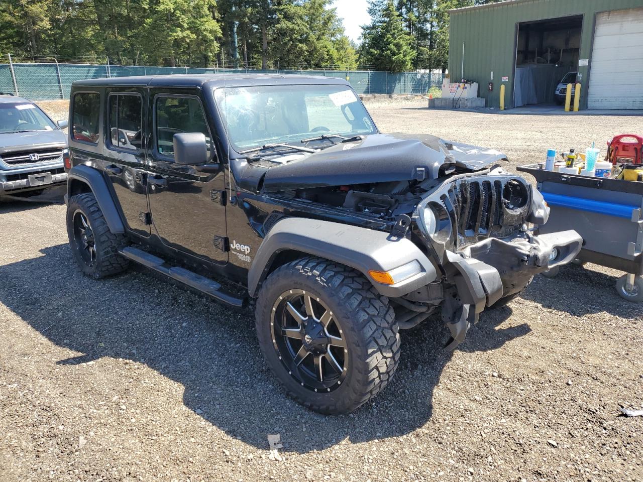 2018 Jeep Wrangler Unlimited Sport VIN: 1C4HJXDG1JW39616 Lot: 66095894