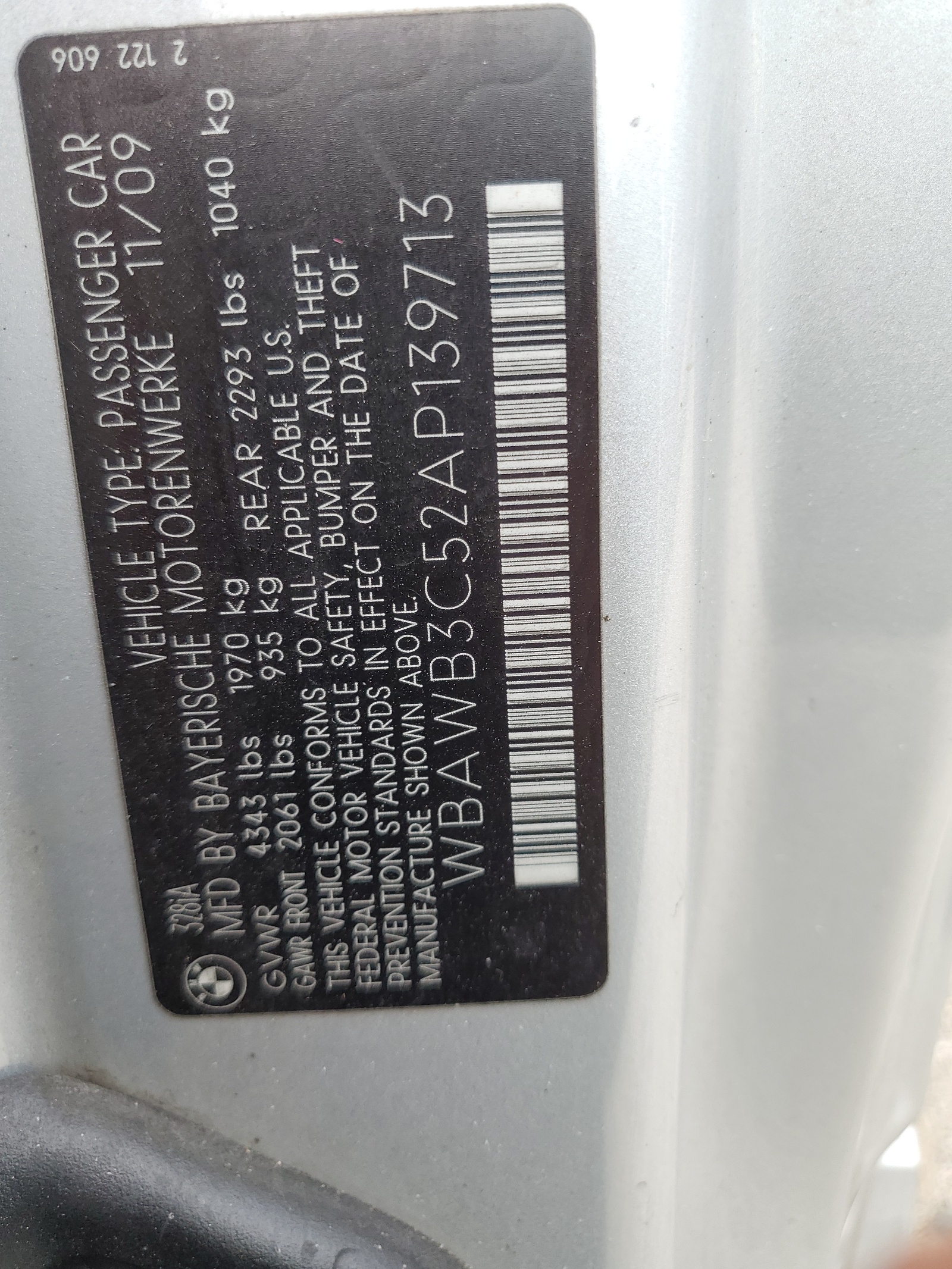 WBAWB3C52AP139713 2010 BMW 328 I