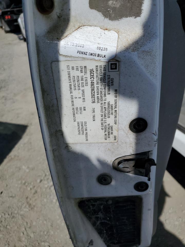 1998 Chevrolet Gmt-400 C1500 VIN: 1GCEC14W2WZ282776 Lot: 66768794