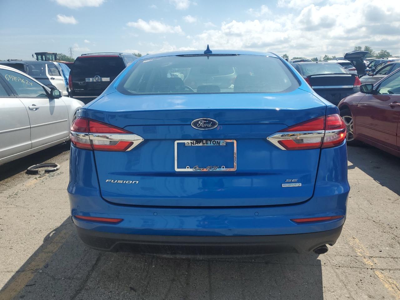 2020 Ford Fusion Se VIN: 3FA6P0HD3LR153866 Lot: 64606454