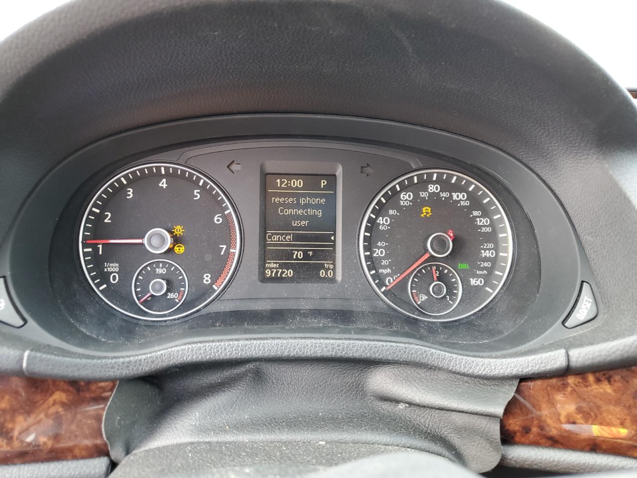 2012 Volkswagen Passat Sel VIN: 1VWCM7A39CC065562 Lot: 66571014