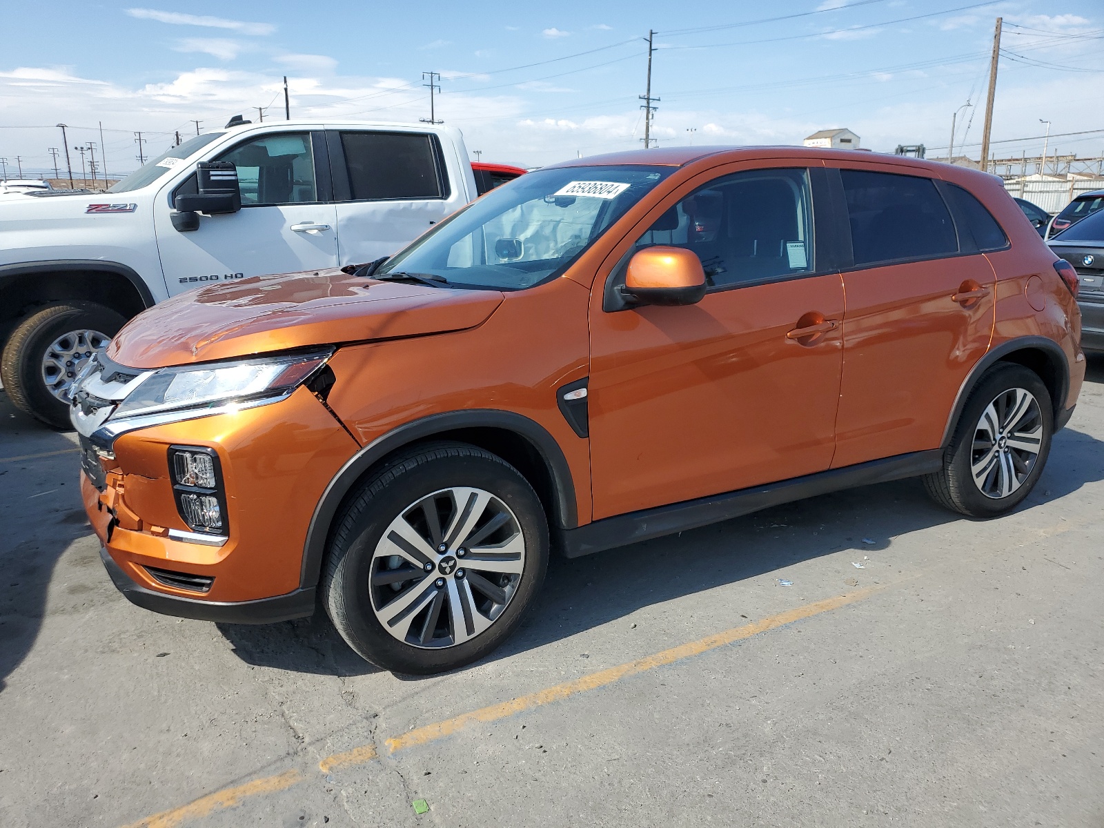 2022 Mitsubishi Outlander Sport Es vin: JA4ARUAU0NU019662