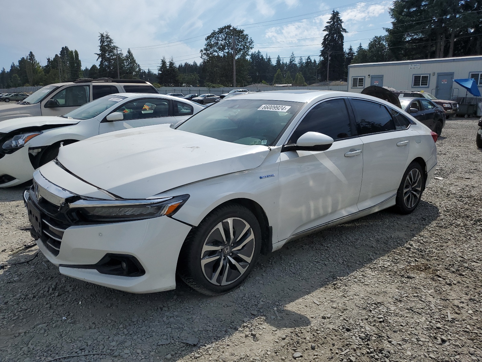 2021 Honda Accord Hybrid Exl vin: 1HGCV3F51MA001629