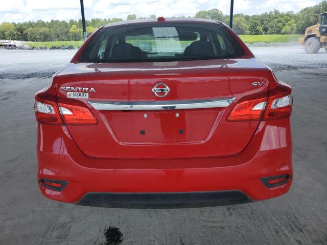  NISSAN SENTRA 2018 Czerwony