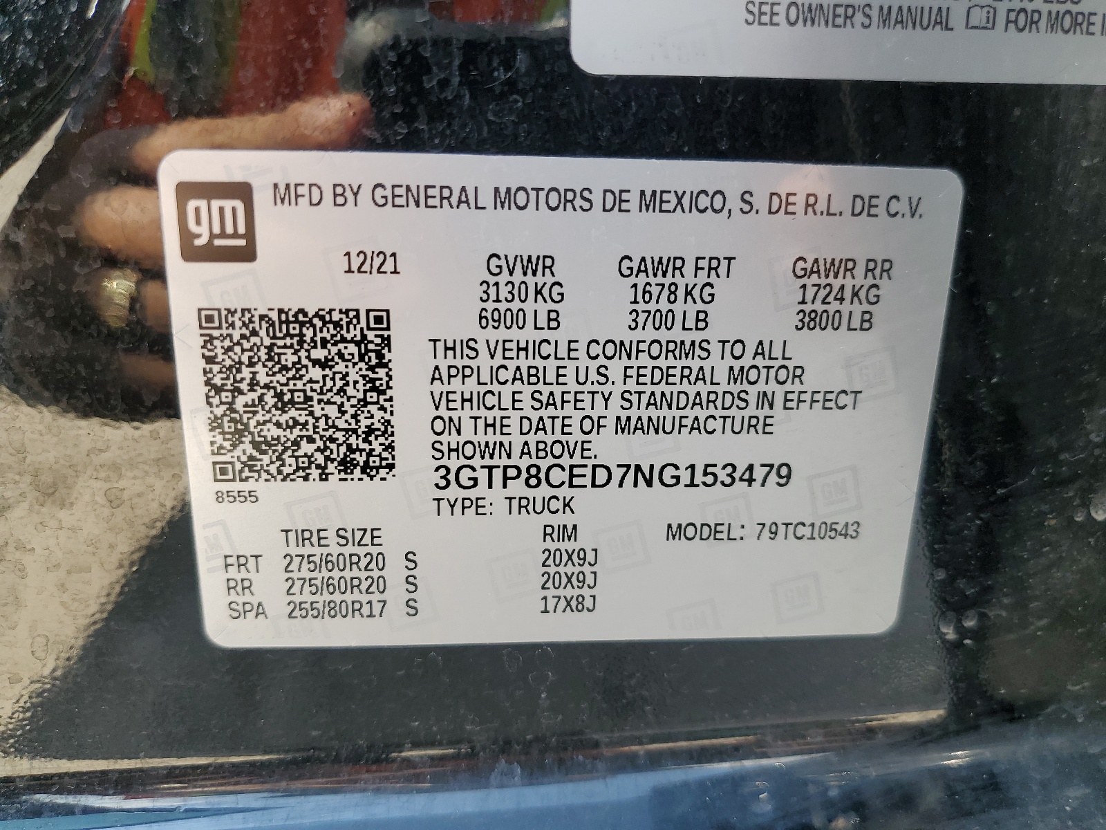 3GTP8CED7NG153479 2022 GMC Sierra Limited C1500 Elevation