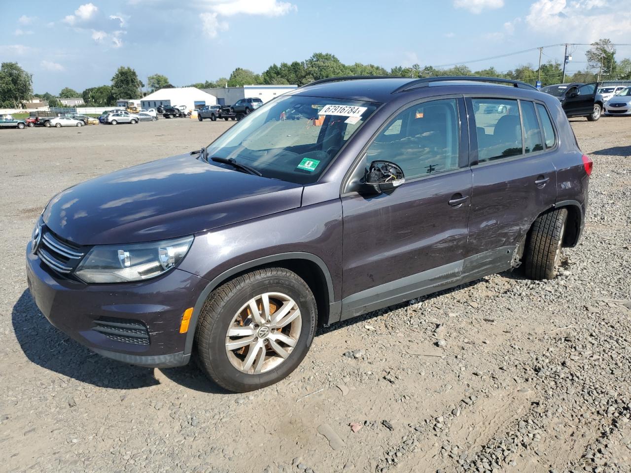 2016 Volkswagen Tiguan S zu verkaufen in Hillsborough, NJ - Side