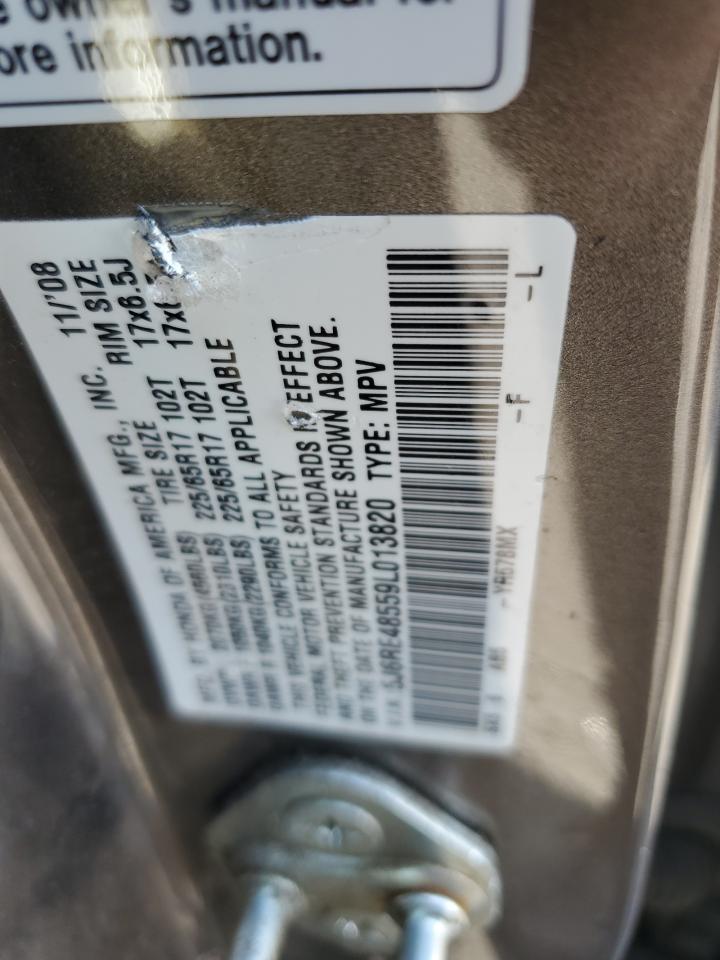 2009 Honda Cr-V Ex VIN: 5J6RE48559L013820 Lot: 66931414