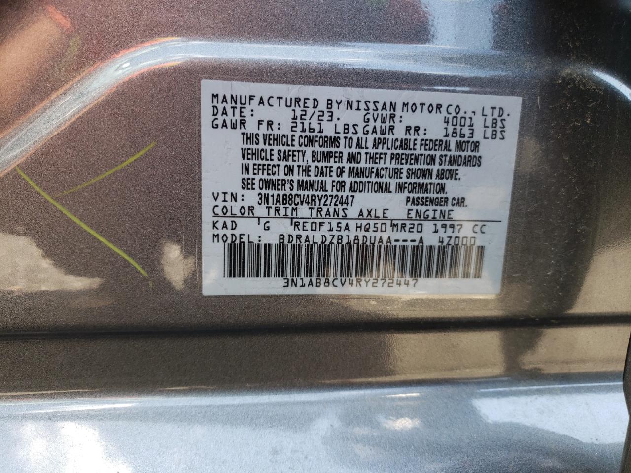 3N1AB8CV4RY272447 2024 Nissan Sentra Sv