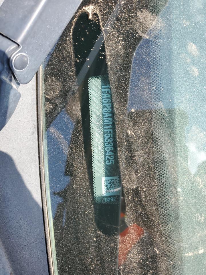 2015 Ford Mustang VIN: 1FA6P8AM1F5336425 Lot: 65986674