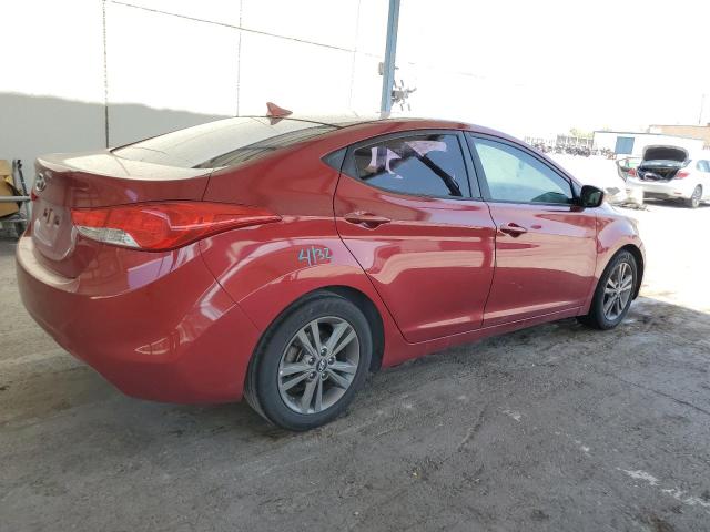  HYUNDAI ELANTRA 2013 Czerwony