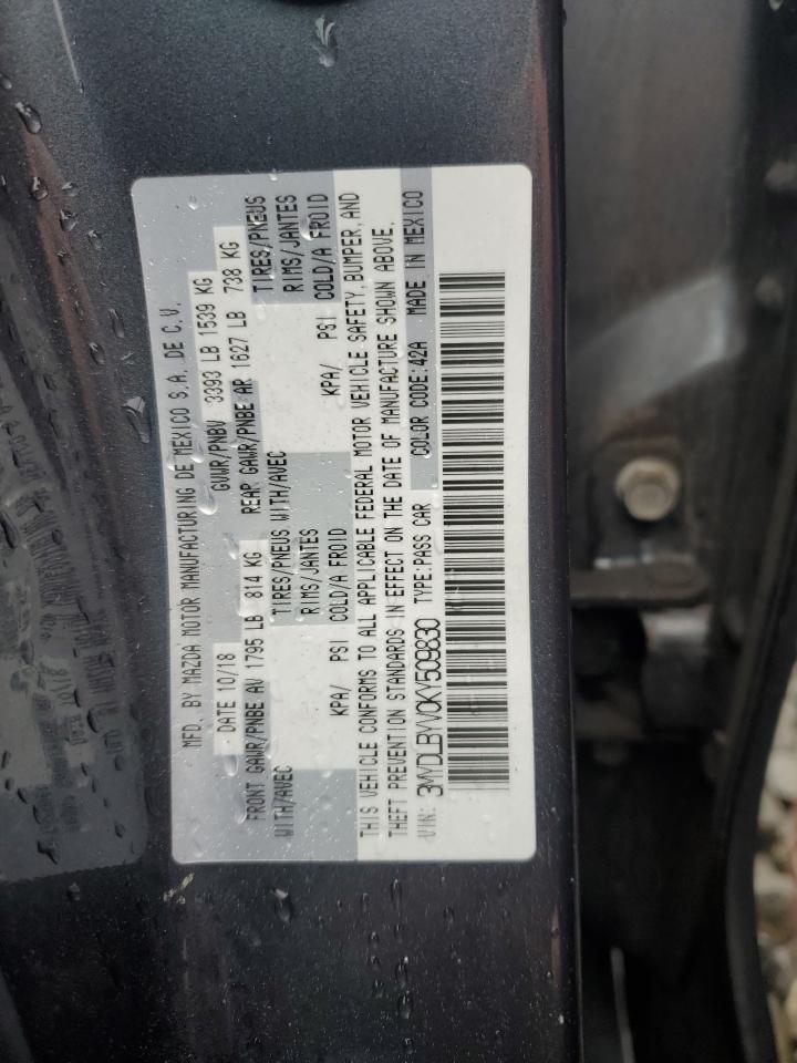 3MYDLBYV0KY509830 2019 Toyota Yaris L