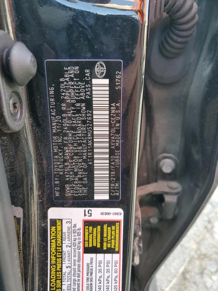 4T1R11AK8MU527692 2021 TOYOTA CAMRY - Image 14