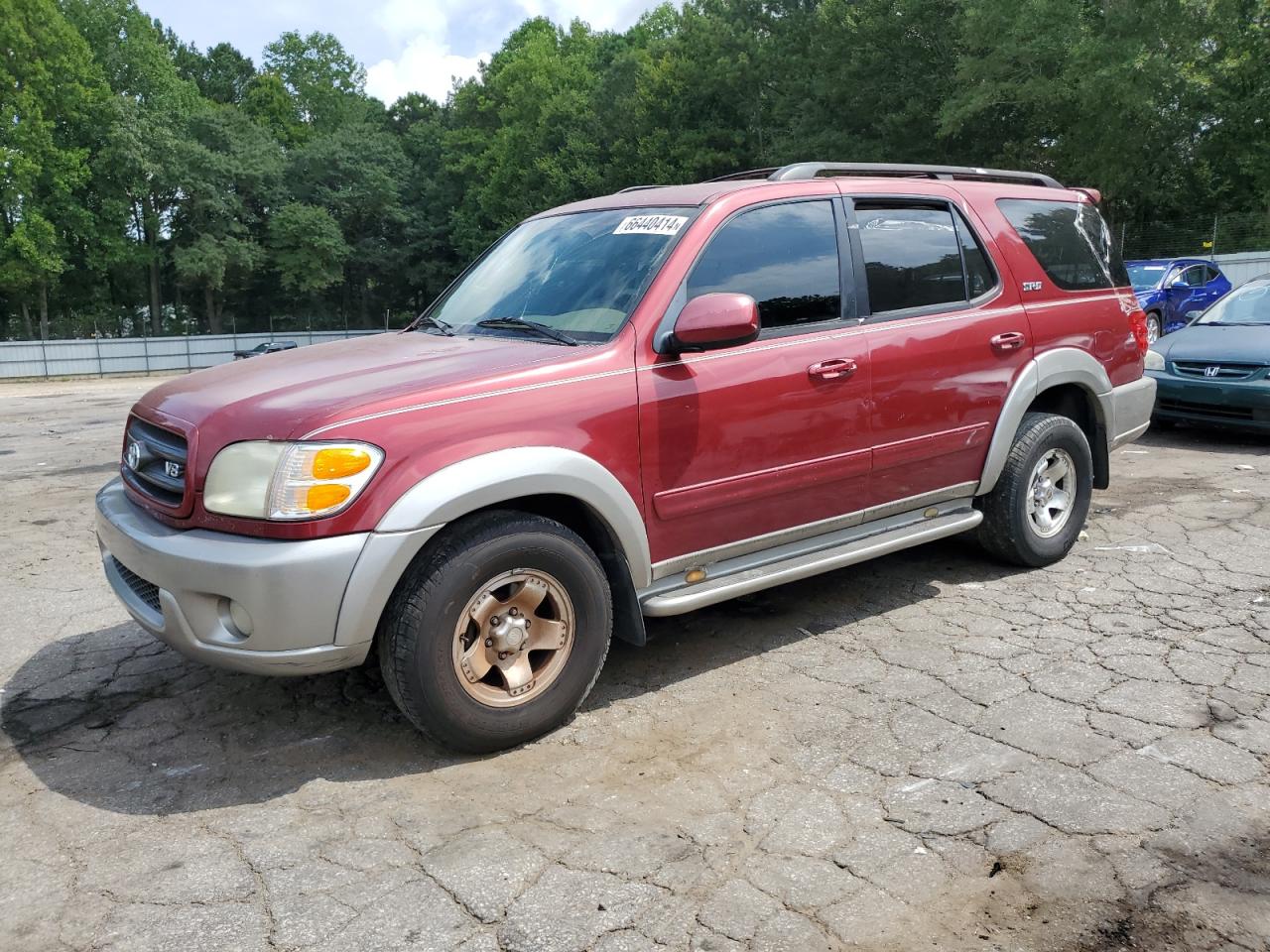 2002 Toyota Sequoia Sr5 VIN: 5TDZT34A82S072843 Lot: 66440414