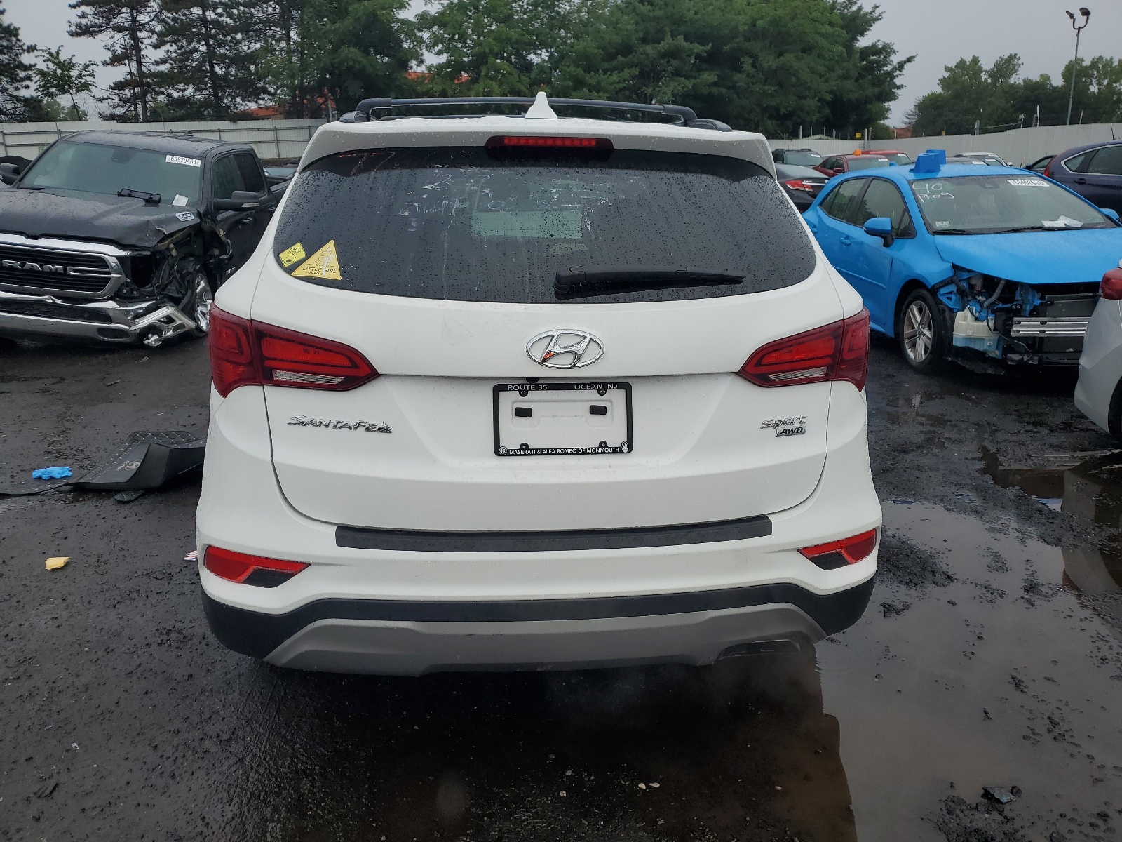 5NMZUDLB4HH008162 2017 Hyundai Santa Fe Sport