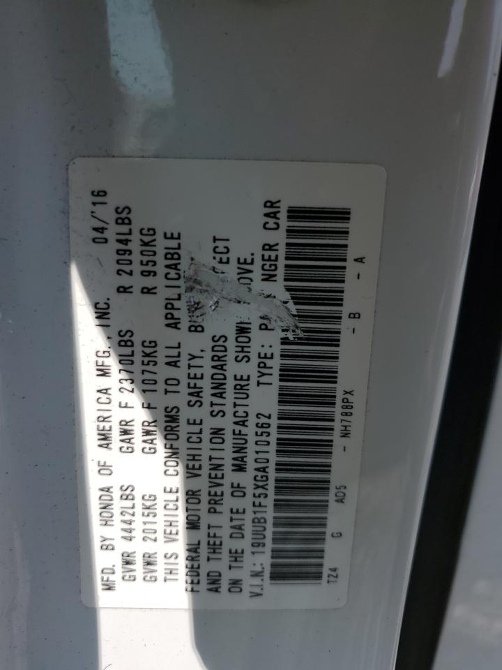 19UUB1F5XGA010562 2016 Acura Tlx Tech