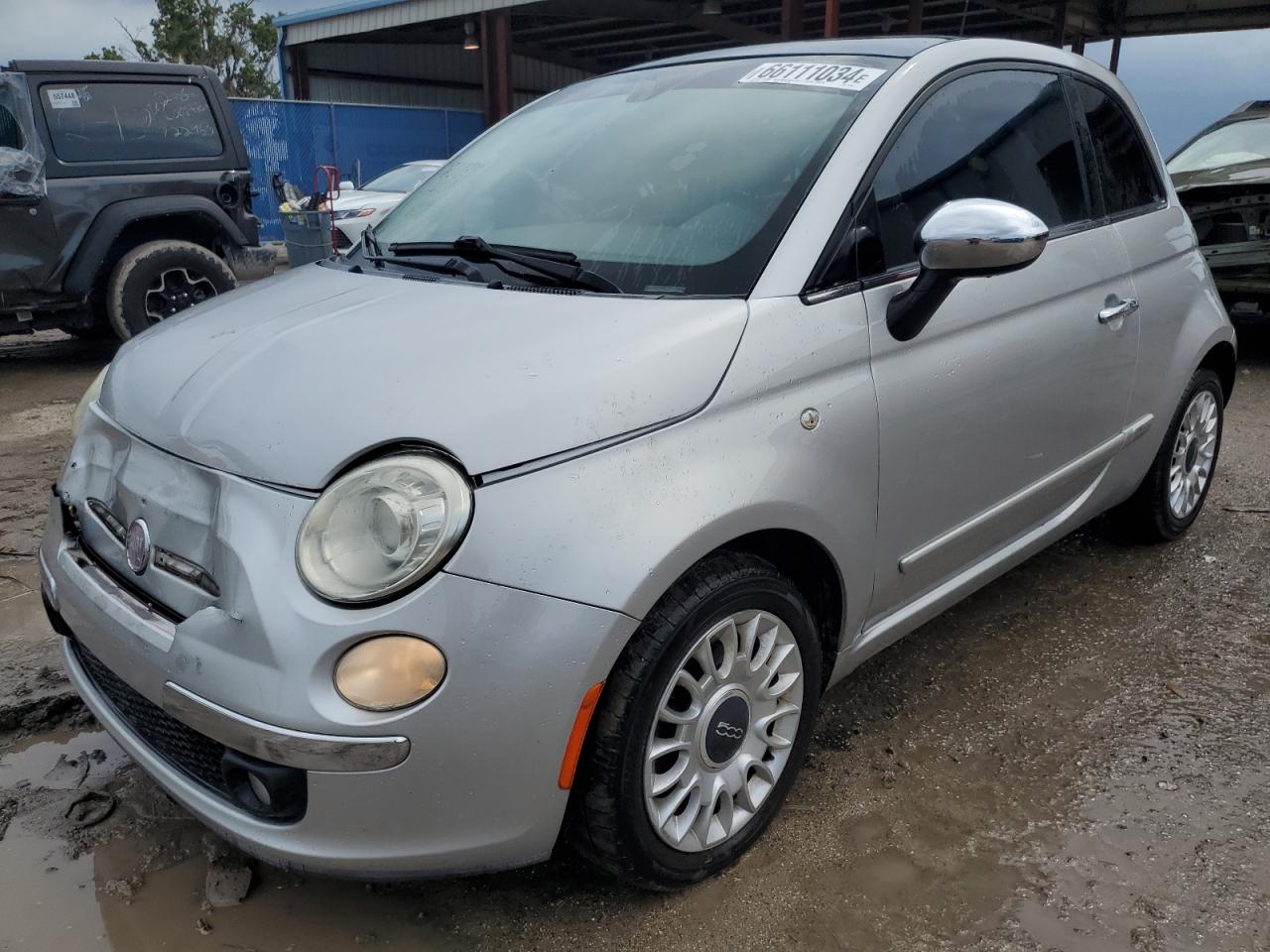 2012 Fiat 500 Lounge VIN: 3C3CFFCR6CT127114 Lot: 66111034