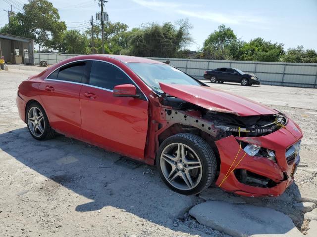  MERCEDES-BENZ CLA-CLASS 2014 Червоний