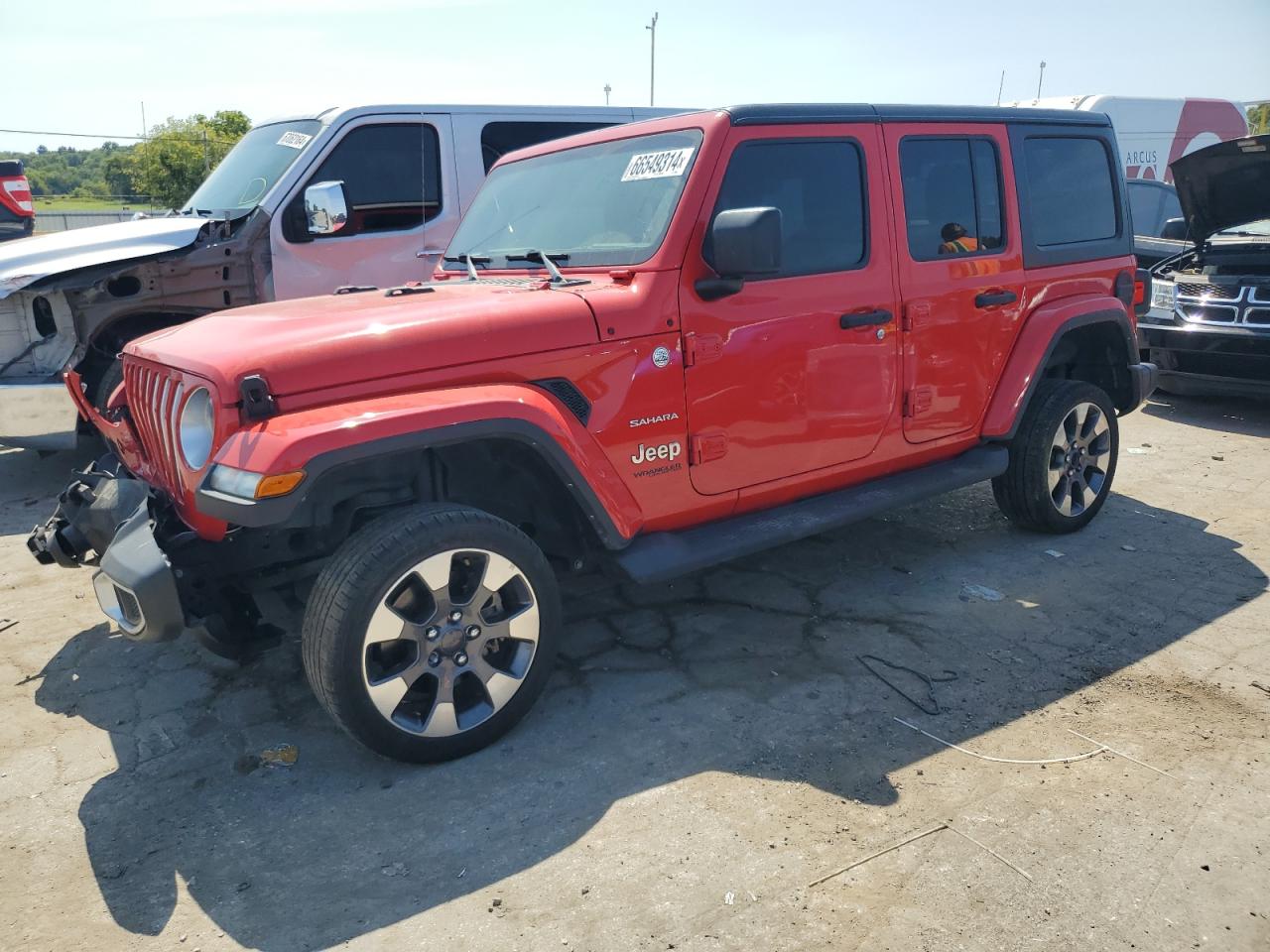 2021 Jeep Wrangler Unlimited Sahara VIN: 1C4HJXEG5MW656986 Lot: 66549314