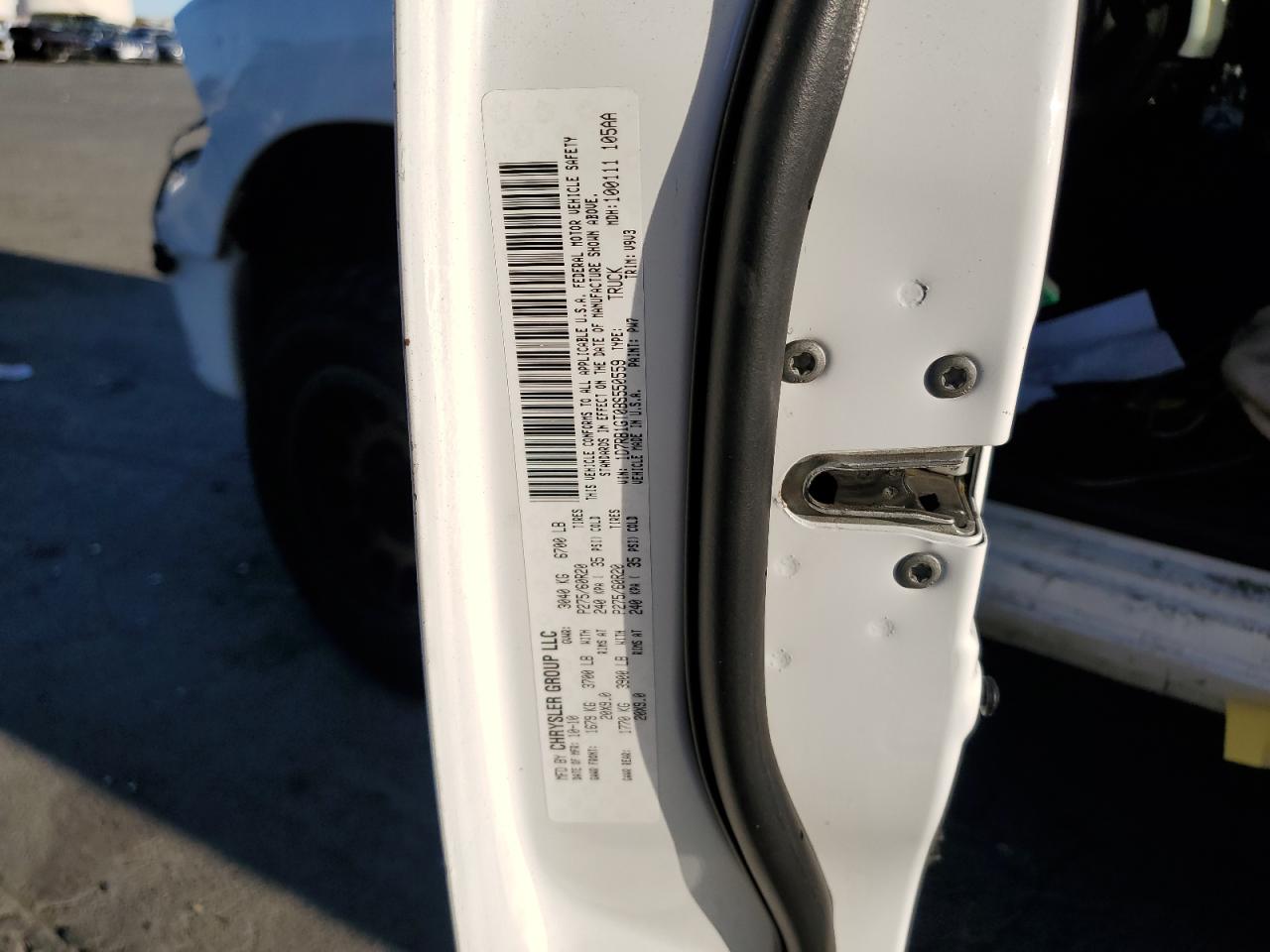 2011 Dodge Ram 1500 VIN: 1D7RB1GT0BS550559 Lot: 66187554