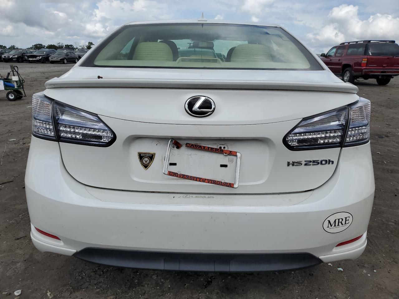 2012 Lexus Hs 250H VIN: JTHBB1BA4C2051295 Lot: 66084754