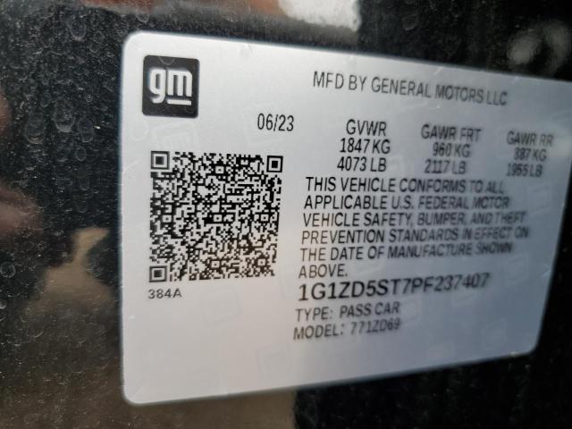 1G1ZD5ST7PF237407 Chevrolet Malibu LT 12