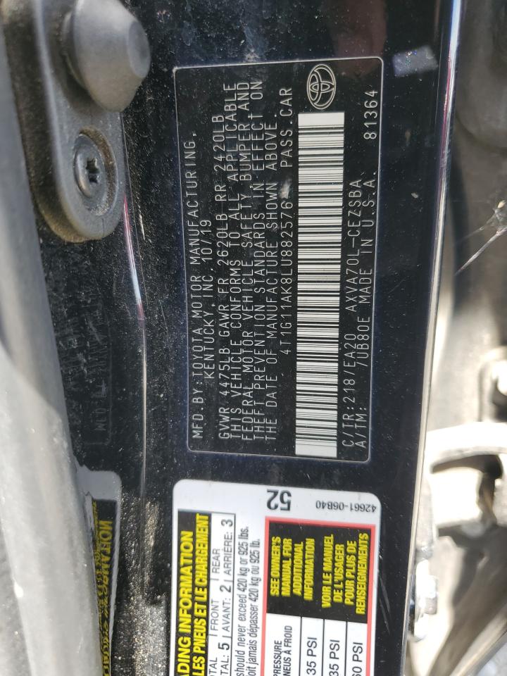 4T1G11AK8LU882576 2020 TOYOTA CAMRY - Image 14