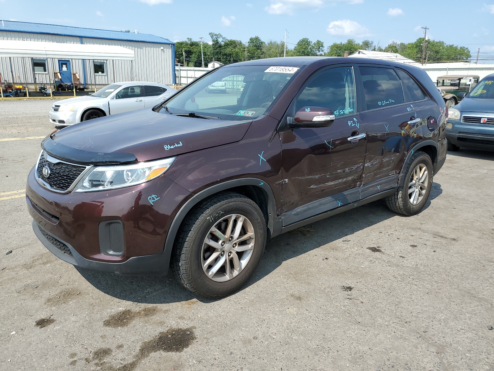 5XYKT3A64EG427493 2014 Kia Sorento Lx