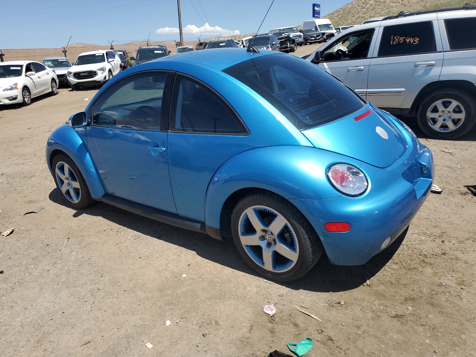 3VWGK31C84M420964 2004 Volkswagen New Beetle Satellite Blue Gls