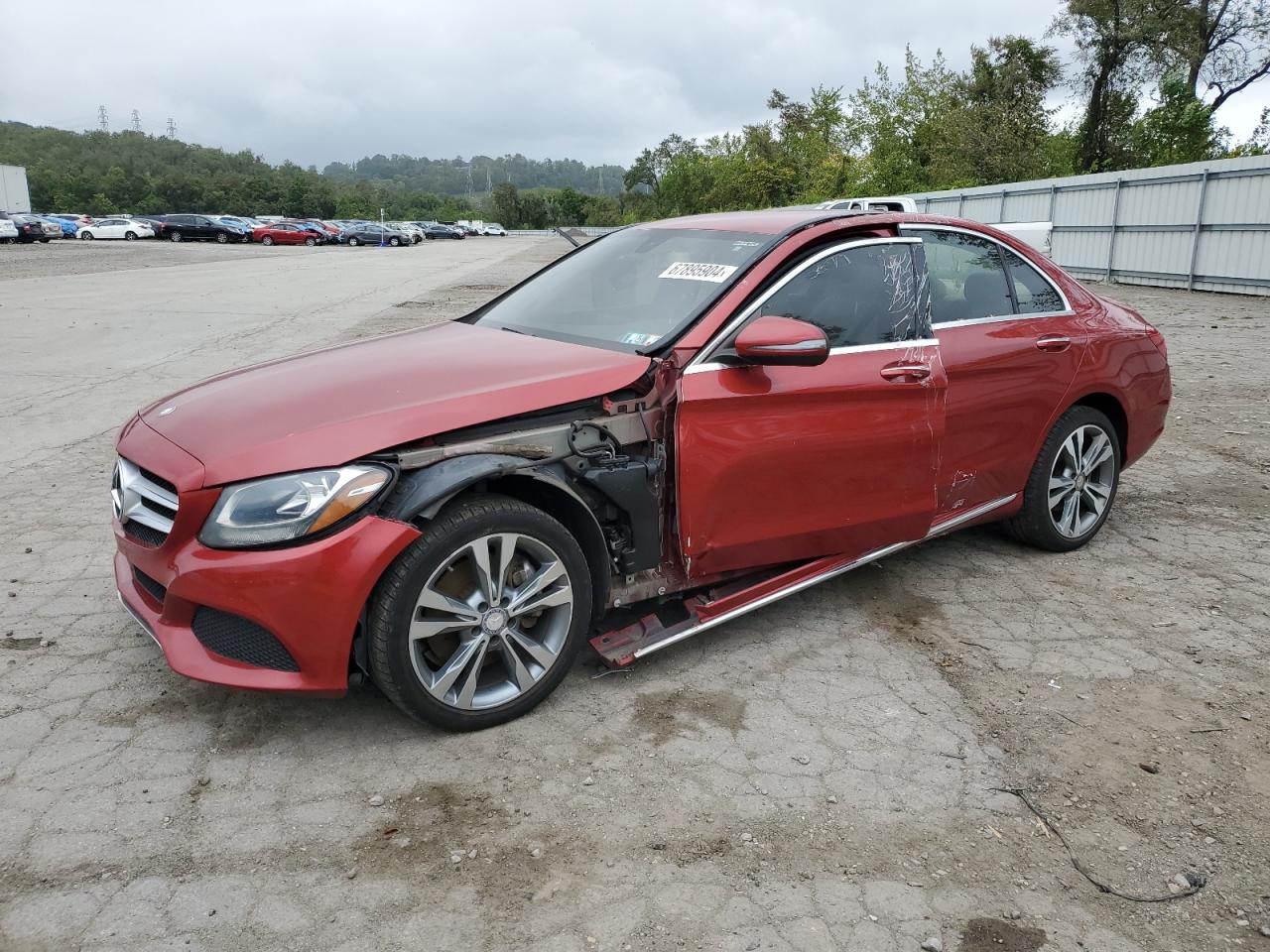 VIN 55SWF4KB5GU115377 2016 MERCEDES-BENZ C-CLASS no.1