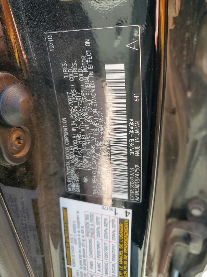 JTEBU5JR7B5051665 2011 Toyota 4Runner Sr5