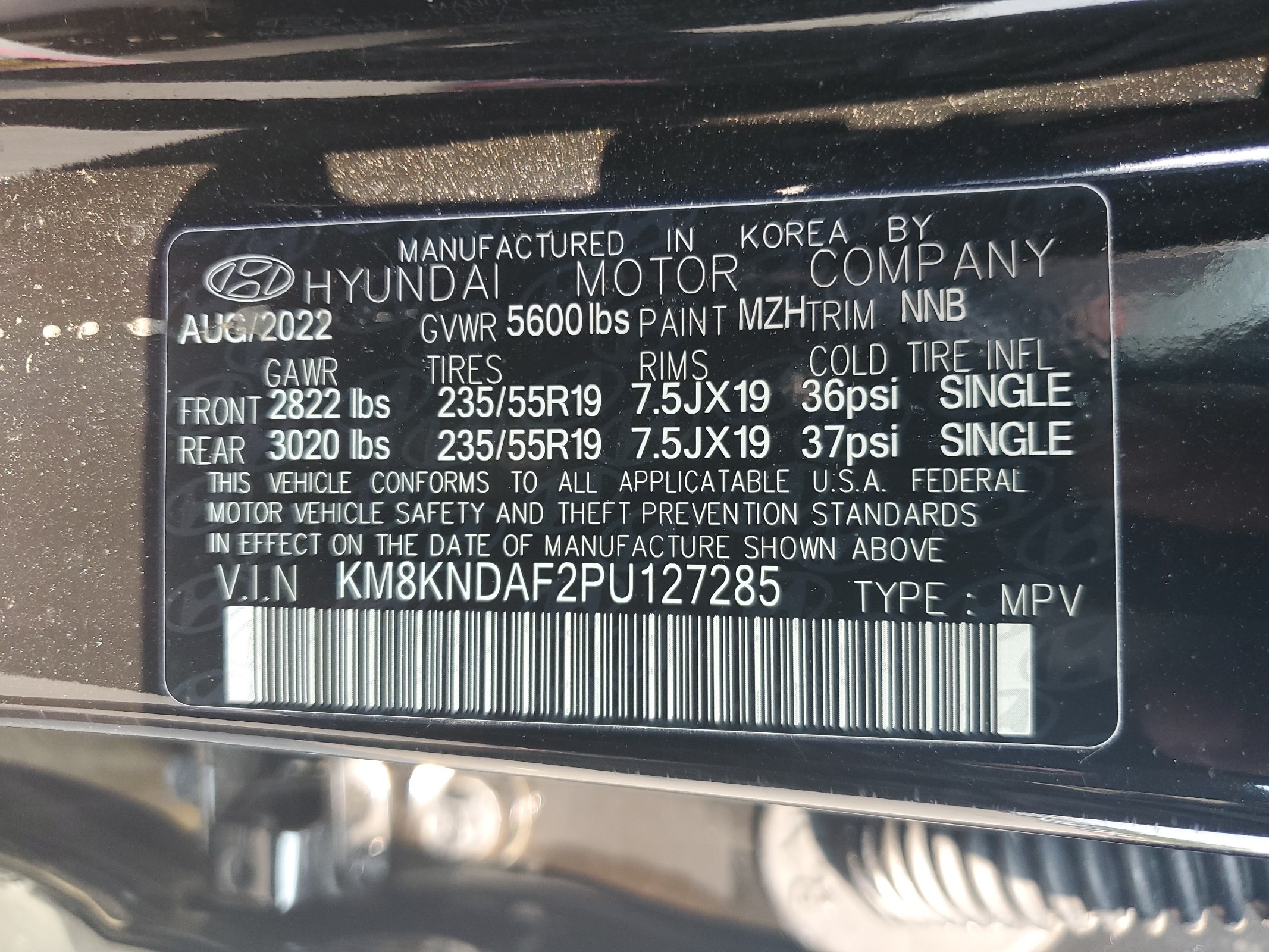 KM8KNDAF2PU127285 2023 Hyundai Ioniq 5 Sel