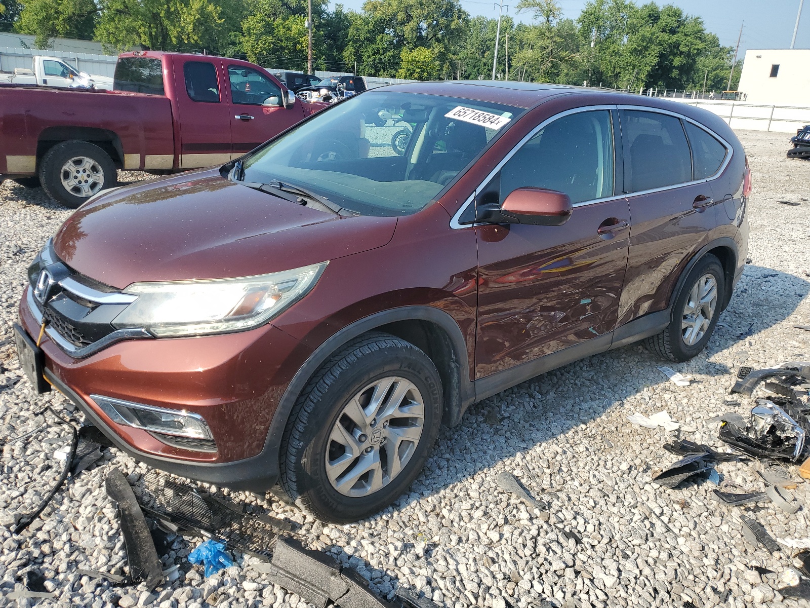 2HKRM4H54FH681391 2015 Honda Cr-V Ex