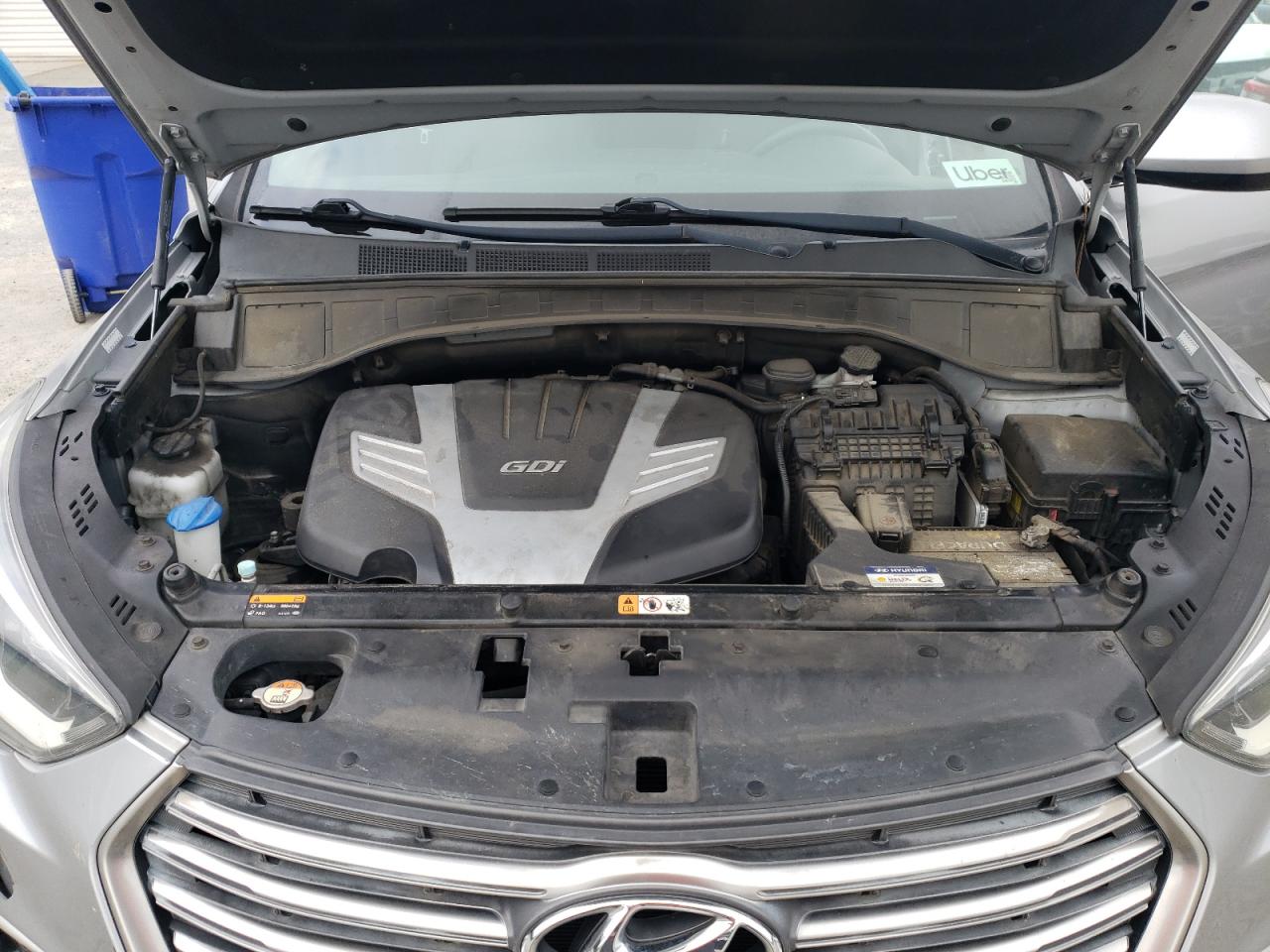 KM8SM4HF4HU252511 2017 Hyundai Santa Fe Se