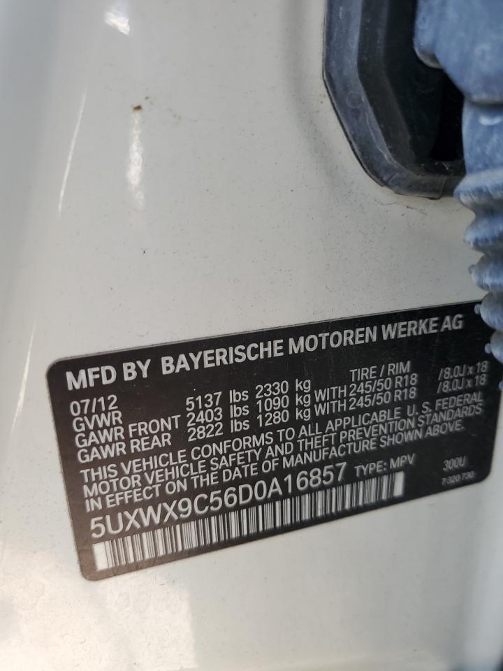 5UXWX9C56D0A16857 2013 BMW X3 xDrive28I