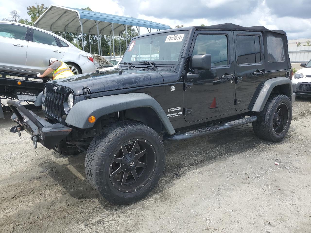 2016 Jeep Wrangler Unlimited Sport VIN: 1C4BJWDG1GL269388 Lot: 65674614