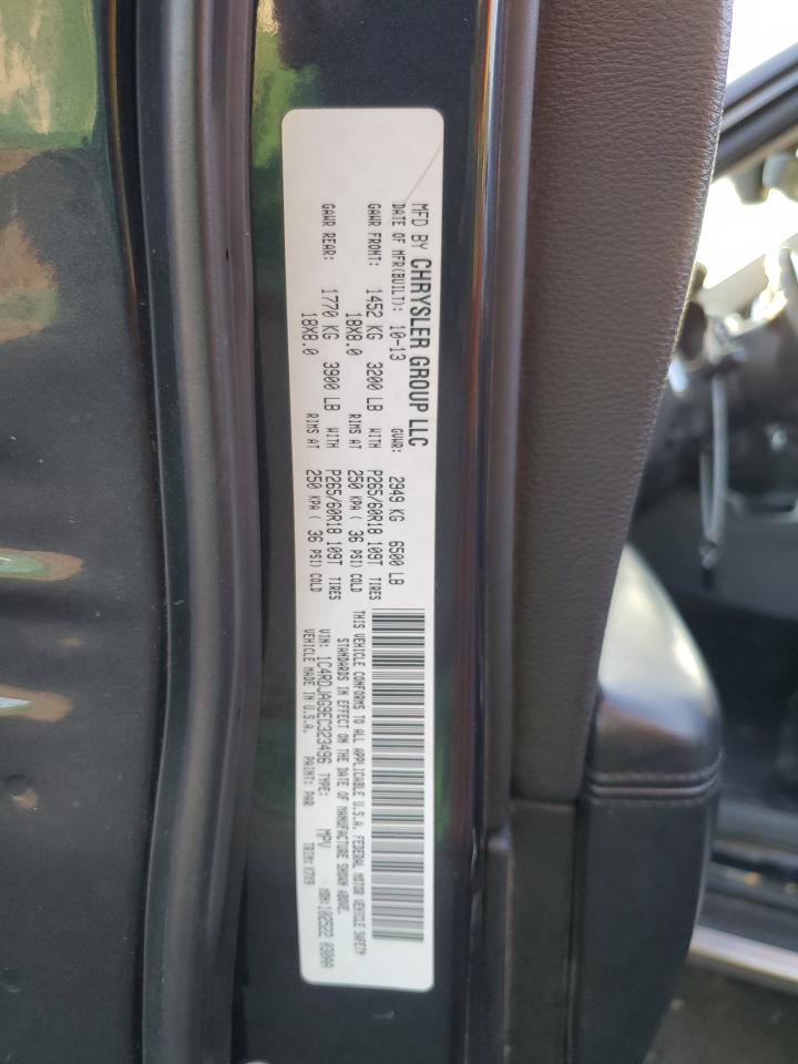 2014 Dodge Durango Sxt VIN: 1C4RDJAG9EC323496 Lot: 66241944