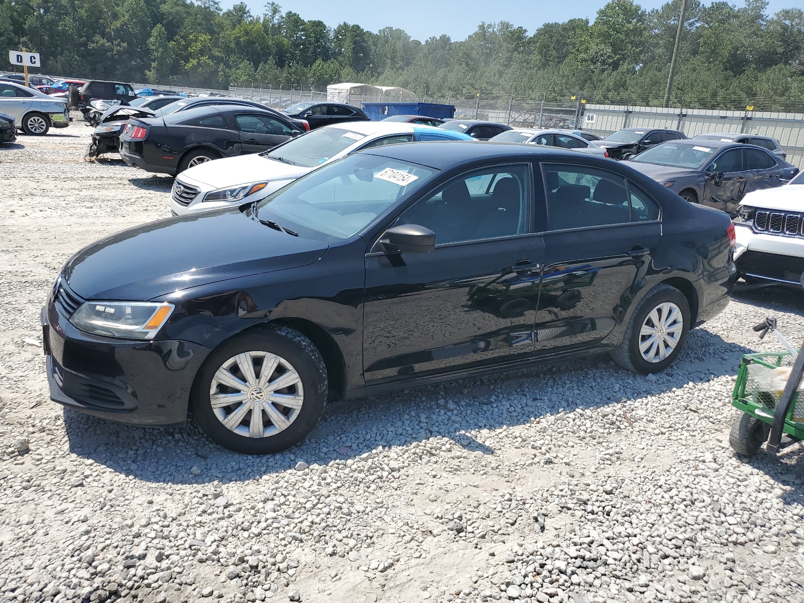 2013 Volkswagen Jetta Base vin: 3VW2K7AJ7DM267266