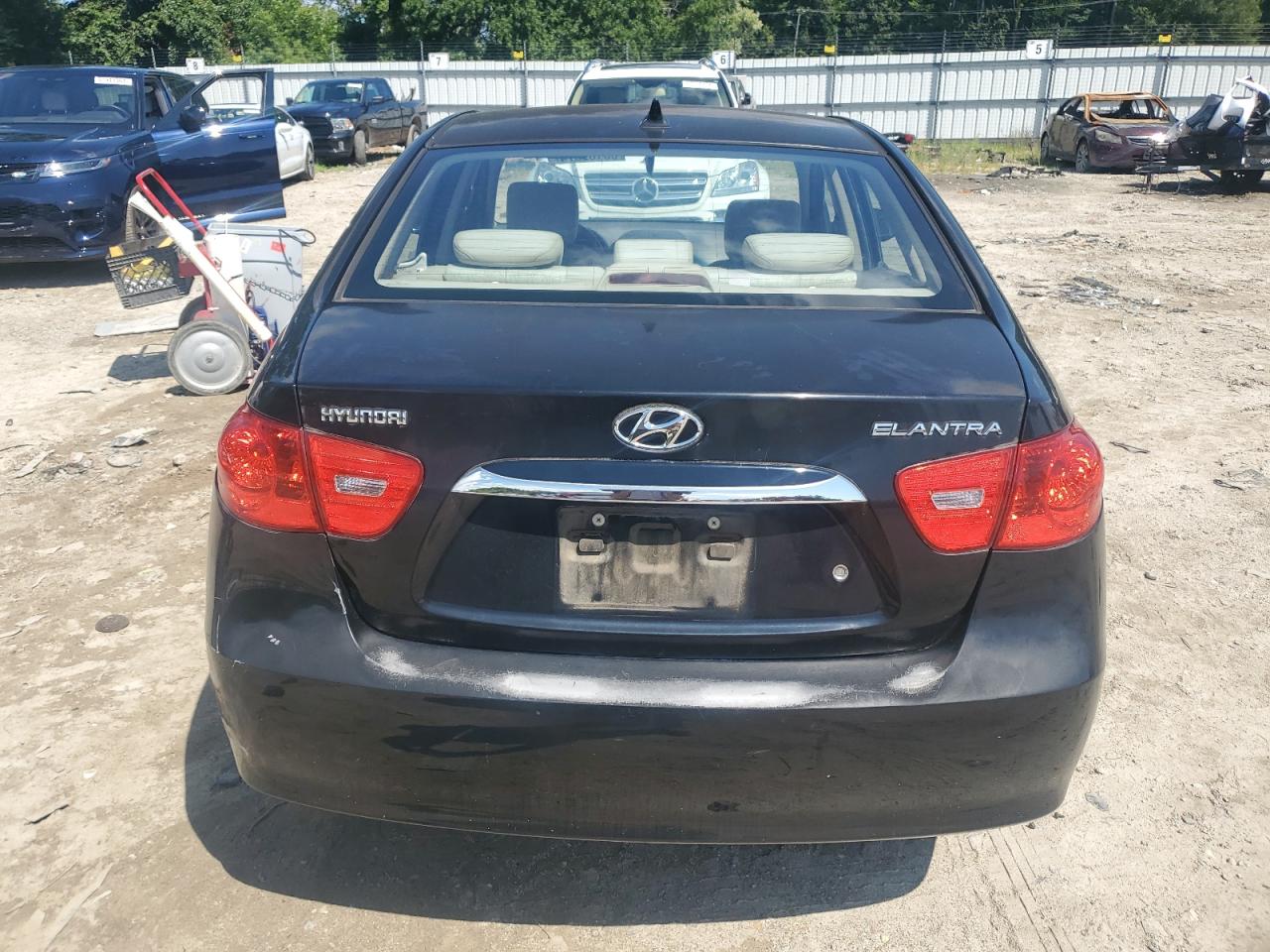 KMHDU4AD0AU150968 2010 Hyundai Elantra Blue