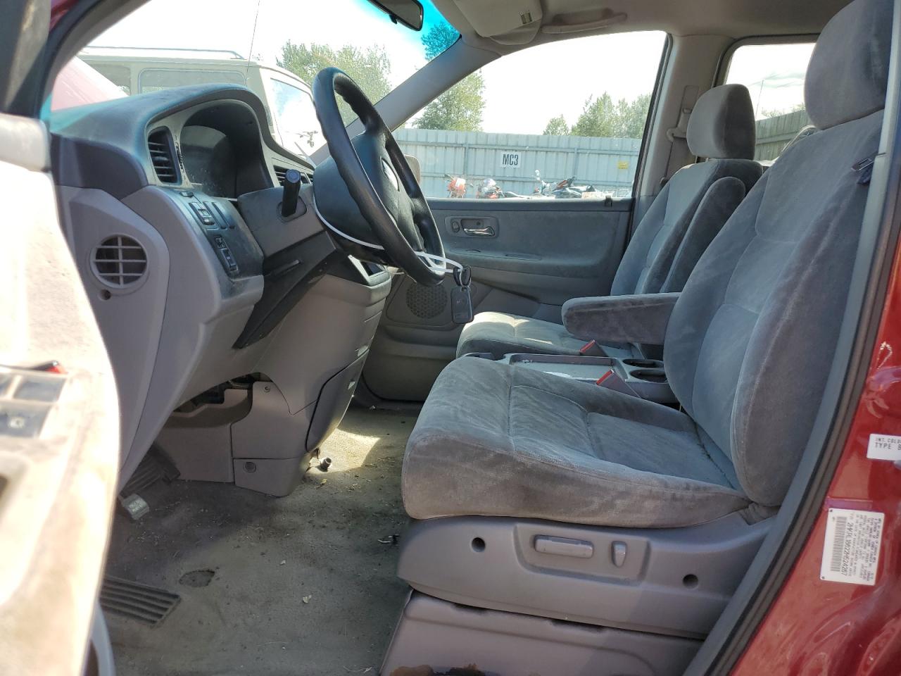 2002 Honda Odyssey Ex VIN: 2HKRL18622H524267 Lot: 67162184