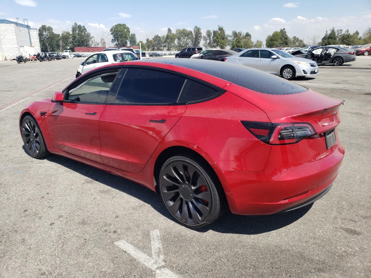 5YJ3E1EC8MF078315 2021 TESLA MODEL 3 - Image 2