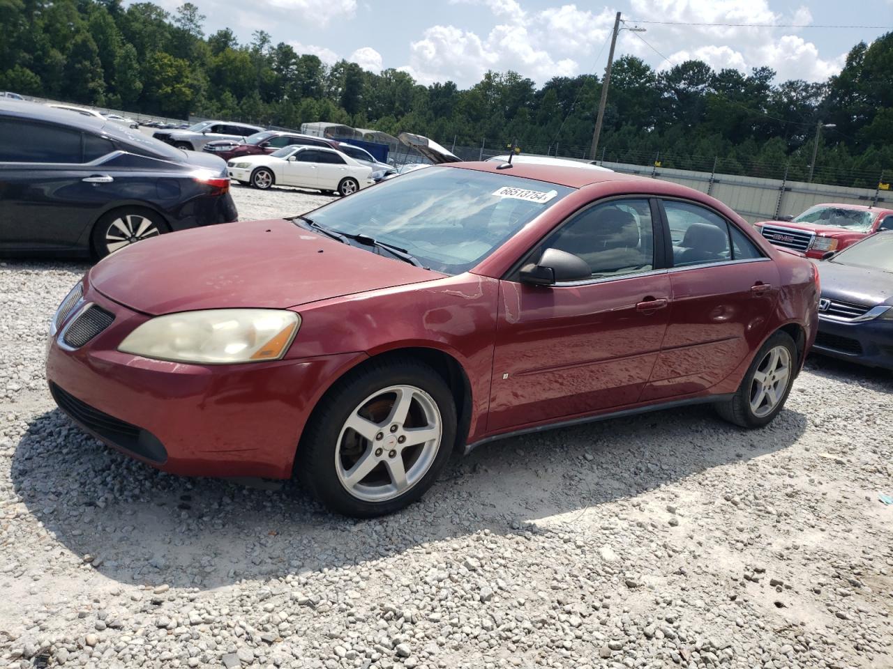 2008 Pontiac G6 Base VIN: 1G2ZG57N284253931 Lot: 66513754