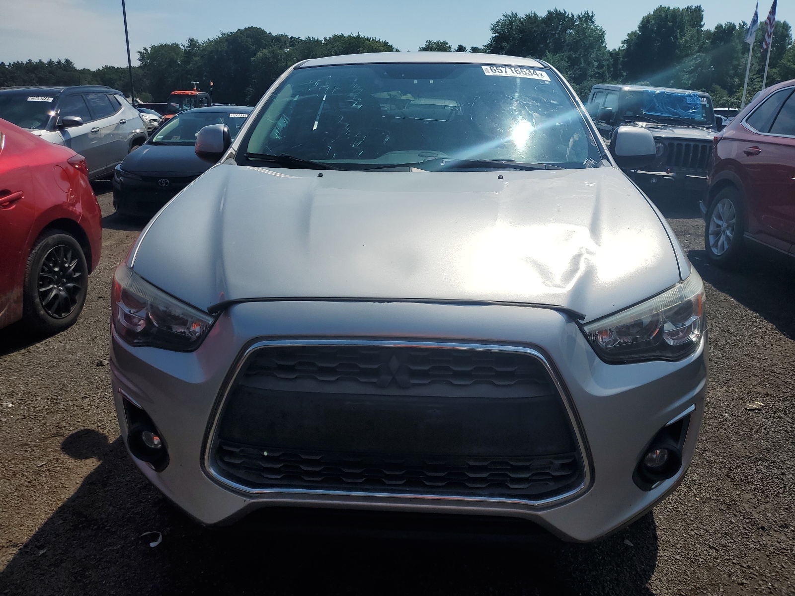 2014 Mitsubishi Outlander Sport Se vin: 4A4AR4AU2EE021194