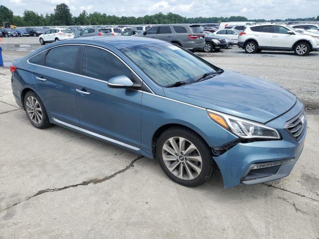  HYUNDAI SONATA 2016 Синий