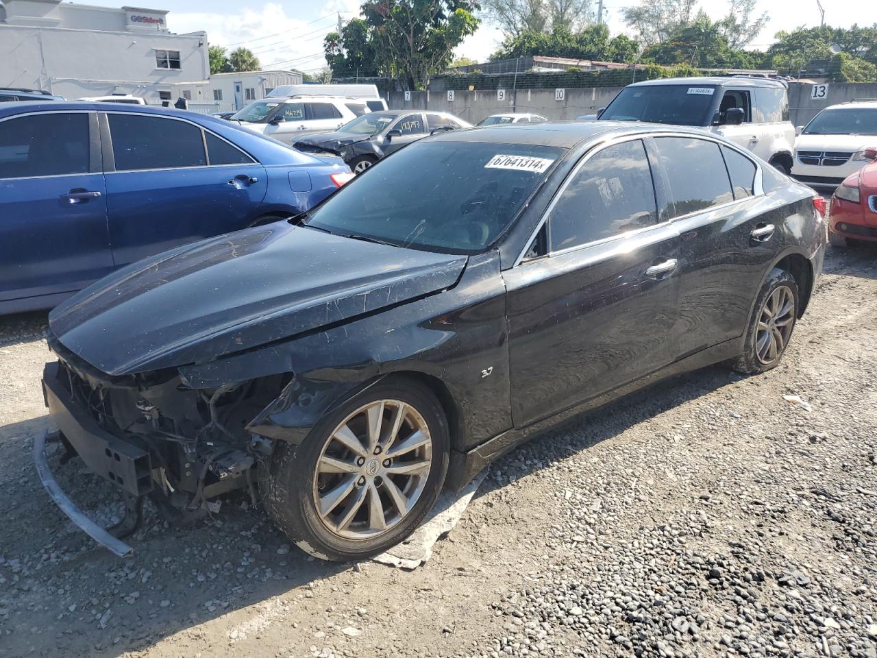 2014 Infiniti Q50 Base VIN: JN1BV7AR7EM693183 Lot: 67641314