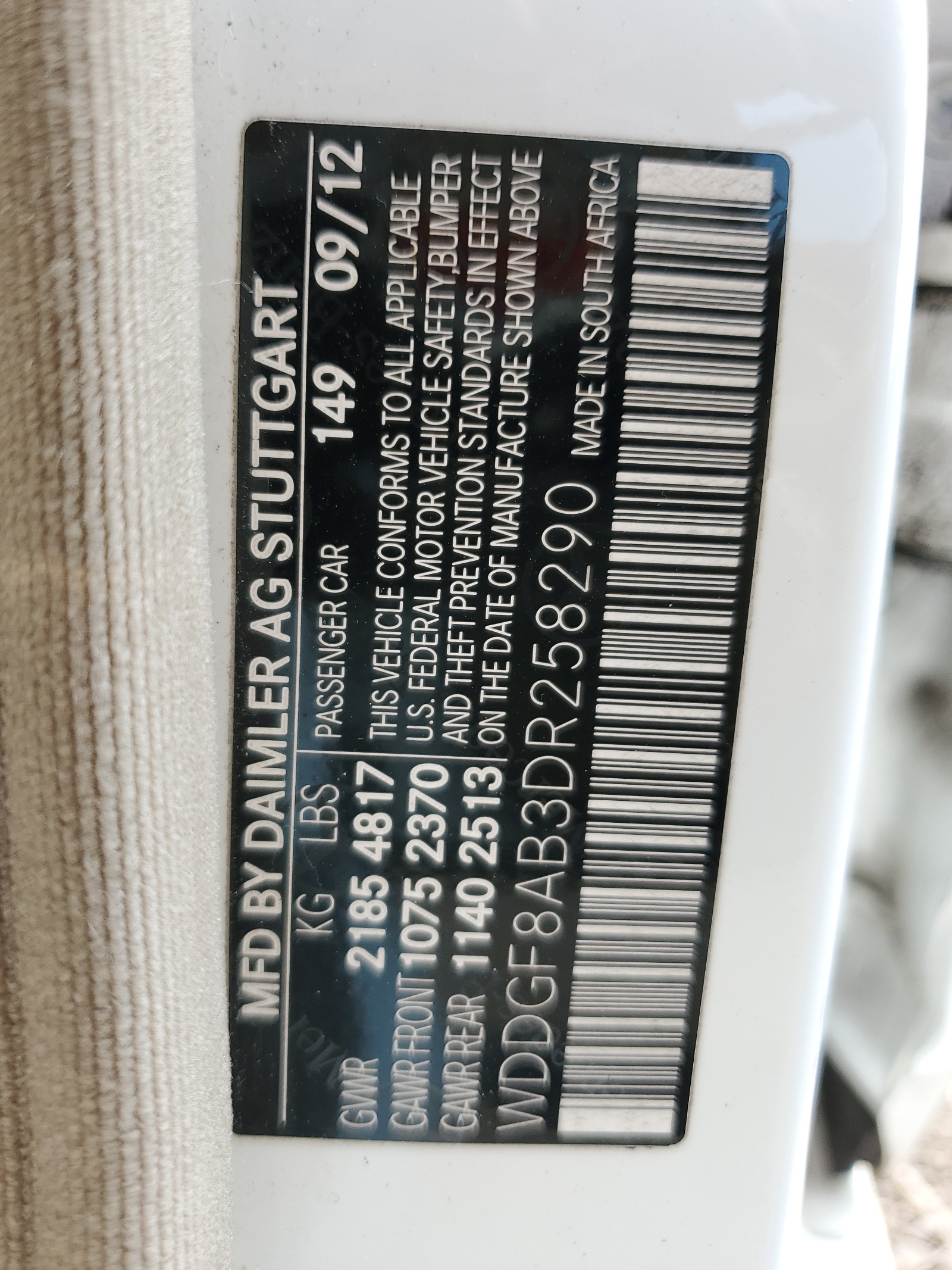 WDDGF8AB3DR258290 2013 Mercedes-Benz C 300 4Matic