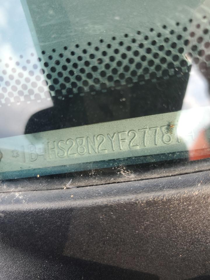 2000 Dodge Durango VIN: 1B4HS28N2YF277814 Lot: 66243634